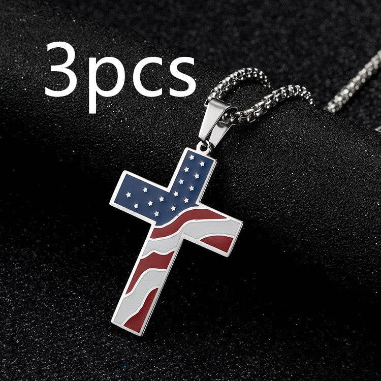 Flag Cross Necklace - ProTrendyz