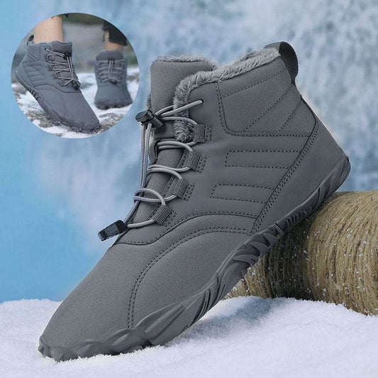 Outdoor Sports Cotton Shoes For Men And Women Winter Warm Slip-on Boots Wear-resistant Anti-ski Thickened Shoes Couple - ProTrendyz