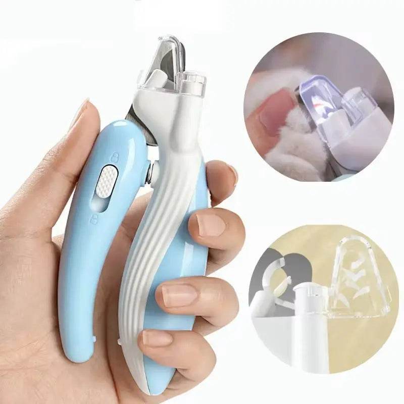 Pet Nail Clippers Dog Nail Clippers Cat Nail Clippers LED Electric Nail Grinder Pet Supplies LED Light Pet Nail Clippers - ProTrendyz