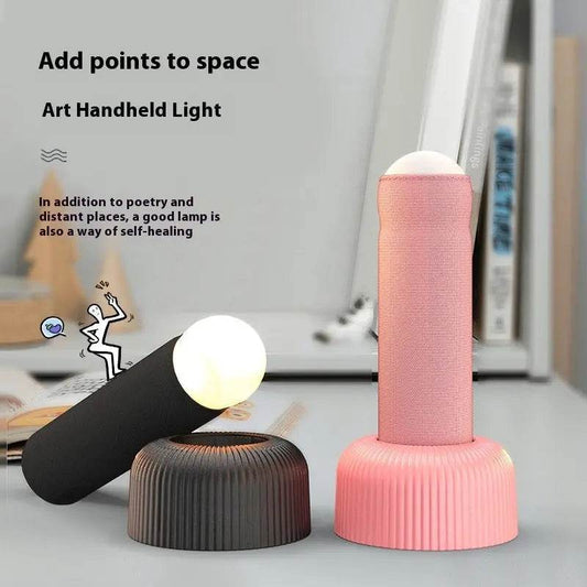 Creative Handheld Night Light Original Design LED Beads Interesting Way Of Switching On And Off Has A Base For Placing On Table Funny Gag Gift - ProTrendyz