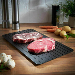 Fast Defrost Tray Fast Thaw Frozen Food Meat Fruit Quick Defrosting Plate Board Defrost Tray Thaw Master Kitchen Gadgets - ProTrendyz