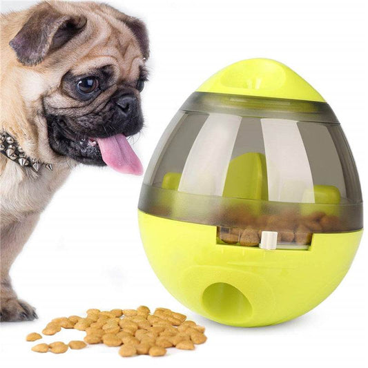 Dog Food Balls Tumbler Pet Puppy Feeder Dispenser Bowl Toy Leak Food Interactive Pet Tumbler Feeder Food Automatic Dispenser Bowl Interactive Balls - ProTrendyz