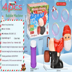 Electric Santa Claus Bubbles Machine Blowing Bubbles Music Light Entertainment Toy Prank Funny Ornament Christmas Gifts Christmas Decorations - ProTrendyz