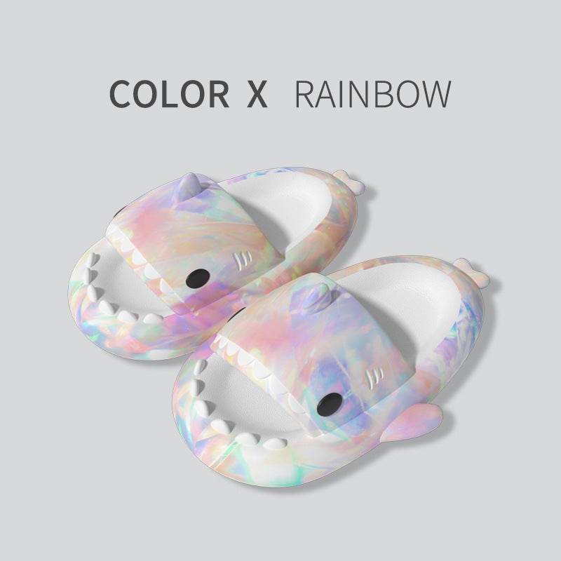 Lovers Shark Slippers Heart Print Shoes Women Men - ProTrendyz