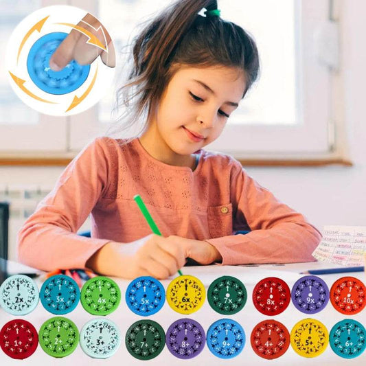 Math Fidget Spinners Fingertip Math Puzzle Toys Math Games Math Operations Decompression Games Desktop Math Multiplication Games - ProTrendyz