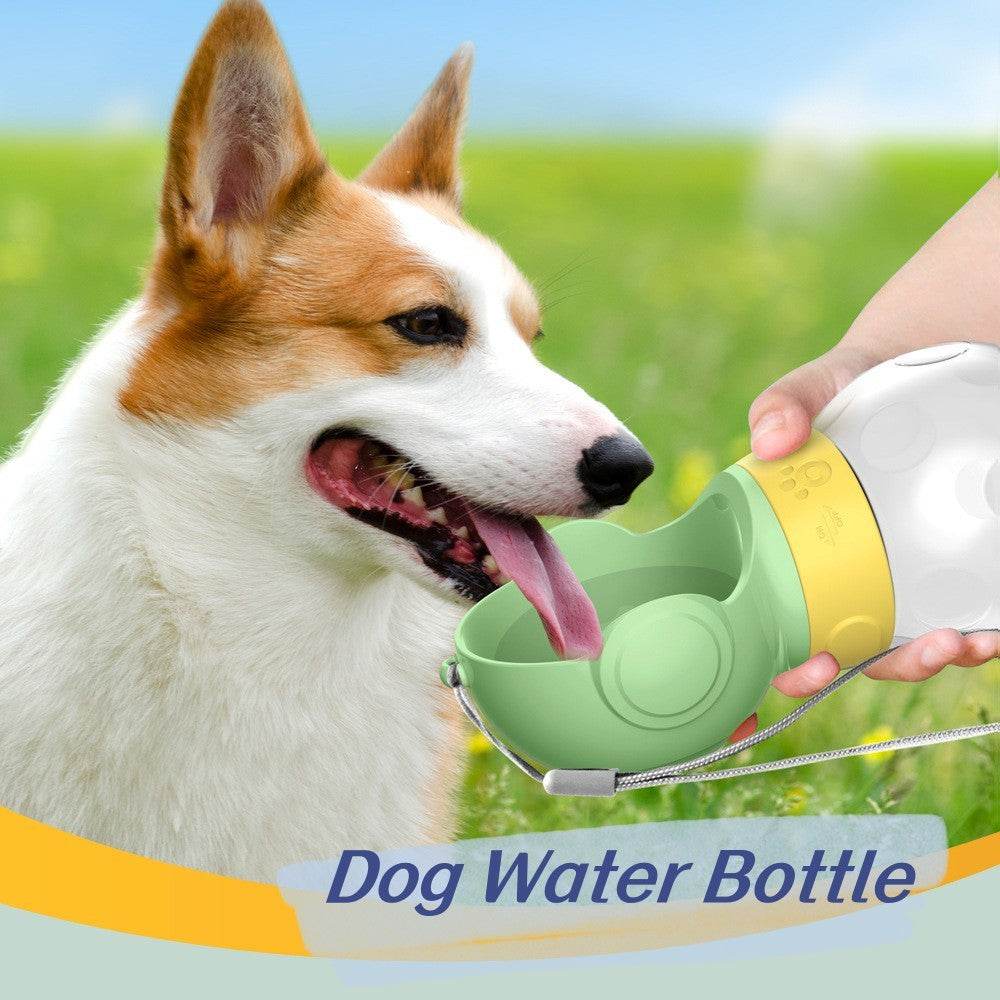 Dog Water Bottle Portable Travel Pet Drinker Leak Proof Dog Bowl Food Cat Fountain Outdoor Walking Drinking Bottle Dogs Feeder - ProTrendyz