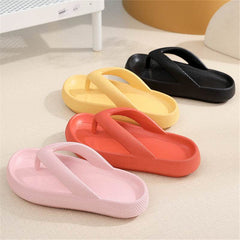 Clip Toe Shoes Eva Non-Slip Slippers Soft Sole Flip Flops Women Thick Bottom Bathroom Slides Summer - ProTrendyz