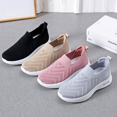 Casual Mesh Shoes Sock Slip On Flat Shoes For Women Sneakers Casual Soft Sole Walking Sports Shoe - ProTrendyz