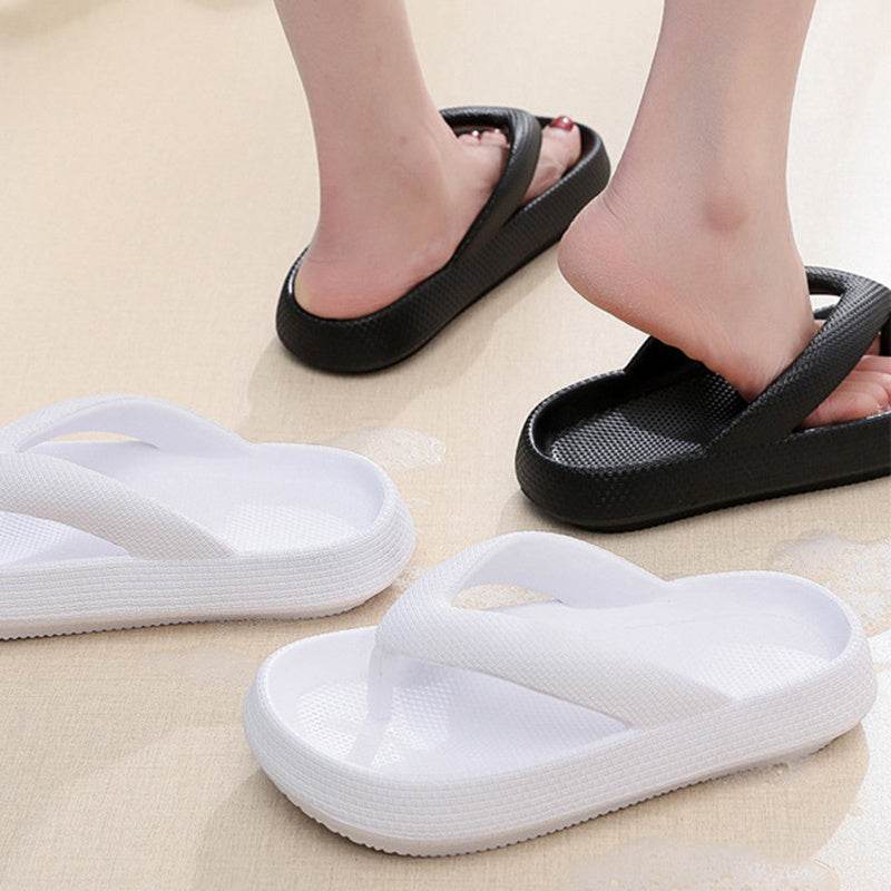 Clip Toe Shoes Eva Non-Slip Slippers Soft Sole Flip Flops Women Thick Bottom Bathroom Slides Summer - ProTrendyz