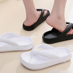 Clip Toe Shoes Eva Non-Slip Slippers Soft Sole Flip Flops Women Thick Bottom Bathroom Slides Summer - ProTrendyz