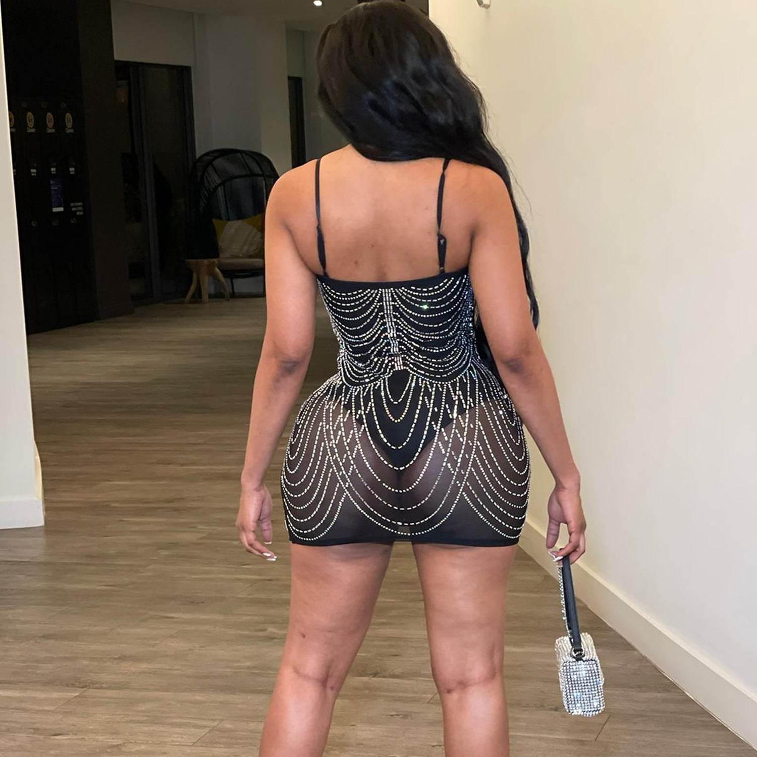 Women's Fashion Personality Tassel Suspender Dress For Party - ProTrendyz