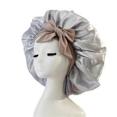 New Silk Bonnet For Sleeping Women Satin Bonnet Hair Bonnet Night Sleep Cap Scarf Wrap For Curly Hair With Tie Band For Curly Hair - ProTrendyz