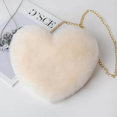 Love Bags For Women Plush Chain Shoulder Bags Valentine's Day Party Bag US - ProTrendyz