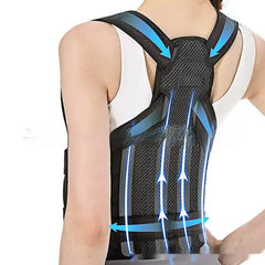 Breathable Mesh Sitting Position Rectifier Invisible Open Shoulder Back Straightener - ProTrendyz
