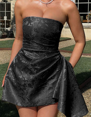 Women's Tube Top Dress With Big Bow Fashion Summer Sleeveless Pary Evenning Dresses