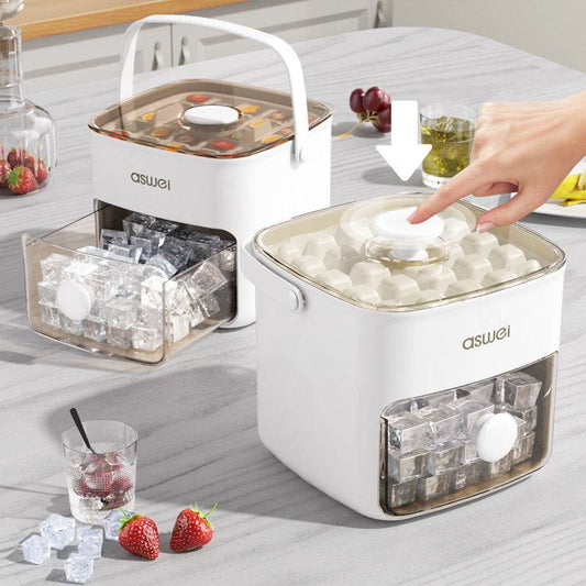 Large Capacity Ice Storage Household Food Grade Pressing Ice Cube Mold Ice Maker - ProTrendyz
