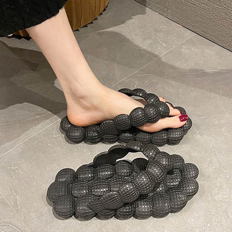 Bubble Slippers Summer Flip-flops Women Indoor Outdoor Flat Sandals Beach Shoes - ProTrendyz