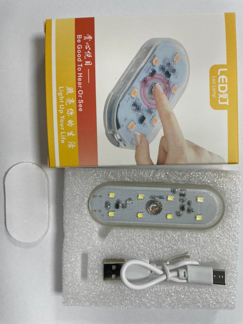 Touch-sensitive Usb Charging Atmosphere Lamp In Car - ProTrendyz