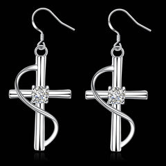 New Cross-border Popular Elongated Cross Earrings - ProTrendyz