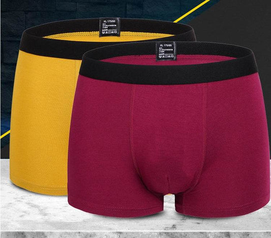 Pure Color Bamboo Fiber Men Underwear - ProTrendyz