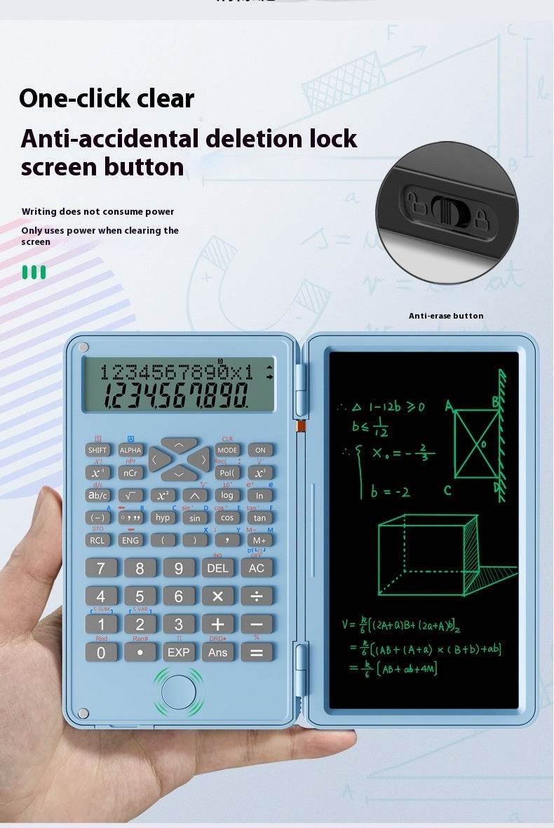 New Scientific Calculator Accounting Special Portable Mini Tablet Computing Machine Handwriting Board Exam Student - ProTrendyz