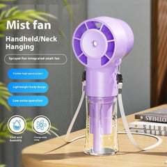 Mini Fan Multifunctional Halter Usb Hand-held Spray Fan - ProTrendyz