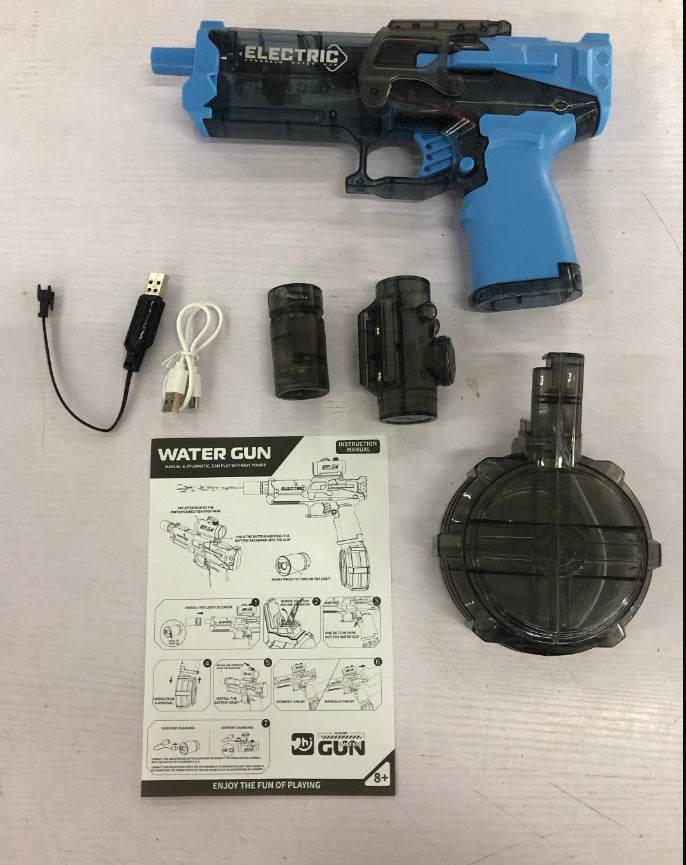 Fire Rat Electric Water Pistol Cool Light Full Automatic Water Spray Gun Summer Toy Sports Entertainment Children Gifts AC223 - ProTrendyz