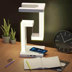 Creative Smartphone Wireless Charging Suspension Table Lamp Balance Lamp Floating For Home Bedroom - ProTrendyz