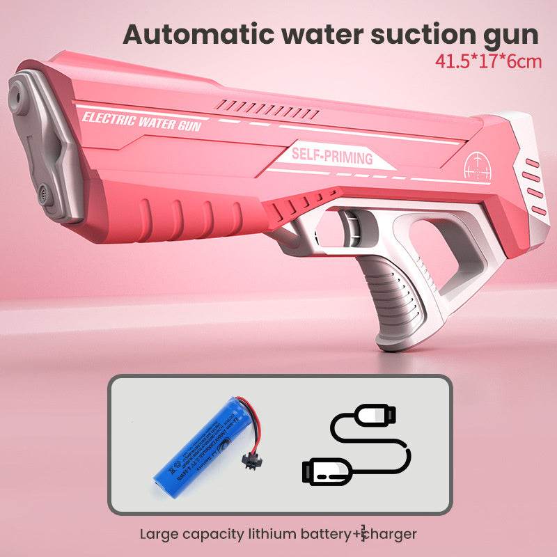 Space Water Gun Electric Automatic Water Absorption Water Fights Toy Outdoor Beach Swimming Pool Bath Toys For Children Kid Gift - ProTrendyz