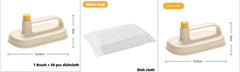 Kitchen Bathroom Toilet Cleaning Magic Brush Glass Wall Cleaning Bath Brush Handle Cleaning Rag Ceramic Window Slot Clean Brush Kitchen Gadgets - ProTrendyz