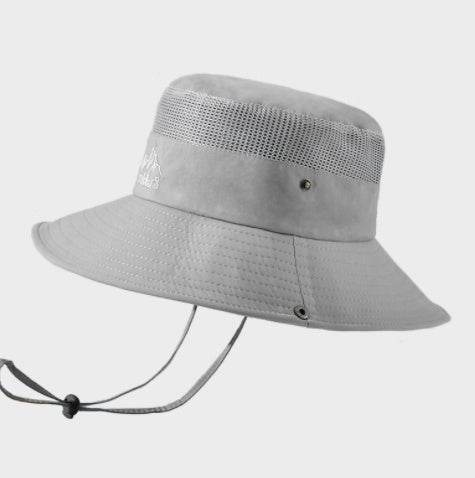 Solid Color Big Brim Sun Hat Outdoor Mountaineering Protection - ProTrendyz
