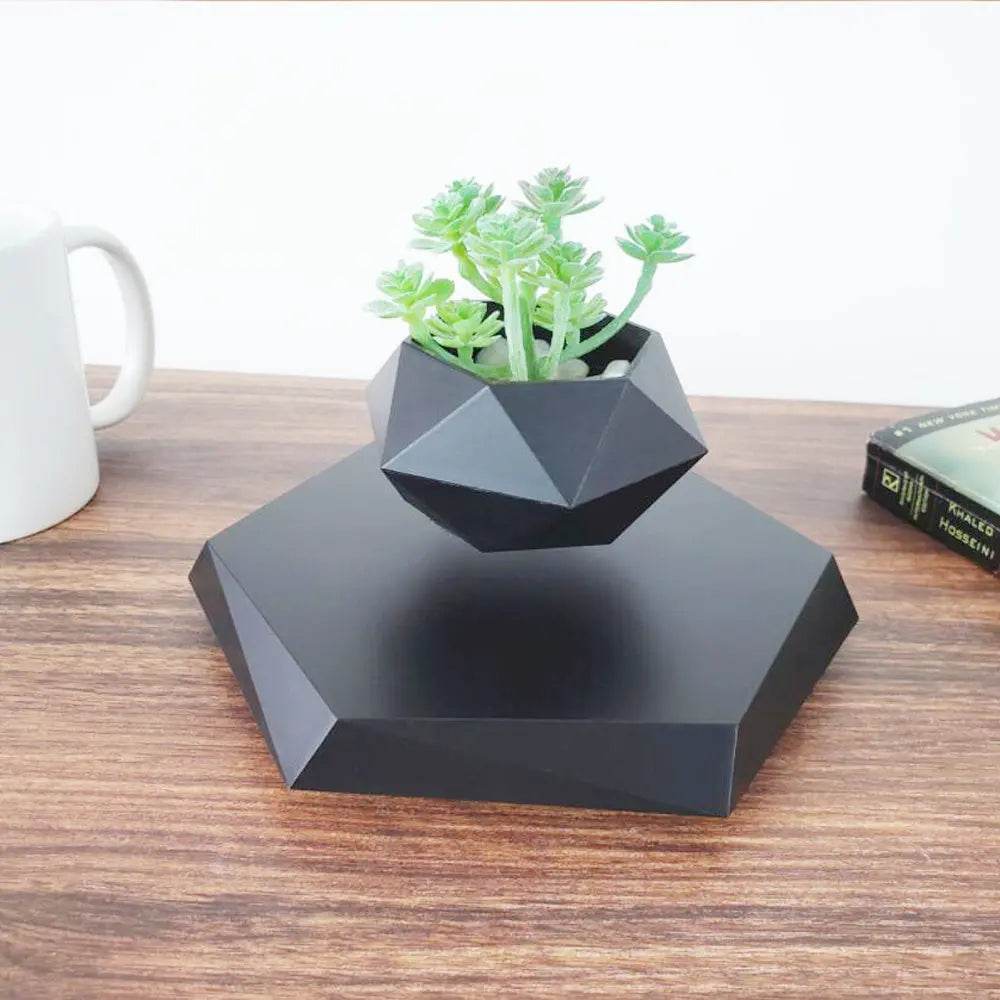 Floating Magnetic Levitating Flower Pot Bonsai Air Plant Pot Planter Potted For Home Office Desk Decor Creative Gift - ProTrendyz