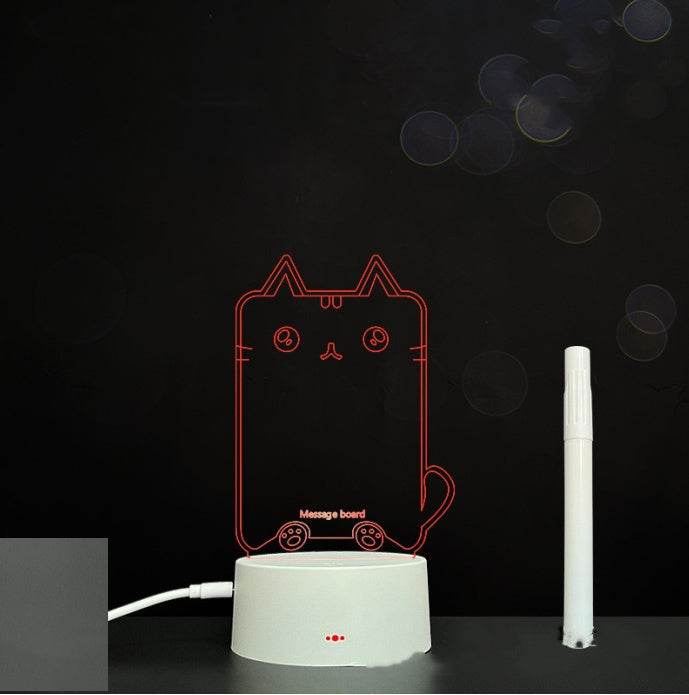 3D Acrylic Board Handwriting Message Board LED Light - ProTrendyz