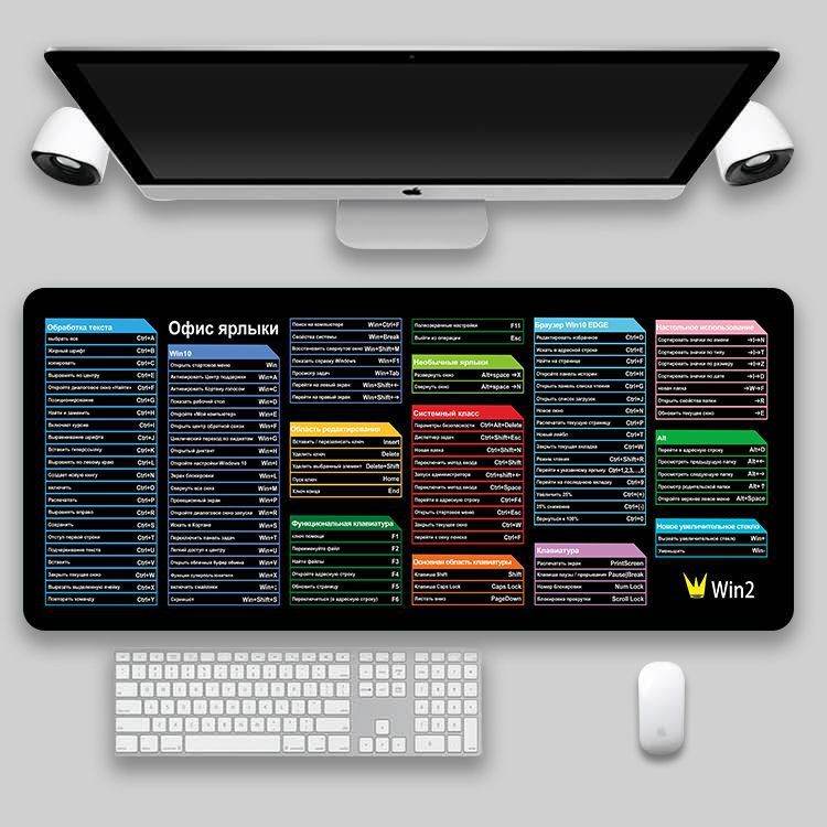 Shortcut Key Mouse Pad Oversized Thickened Desk Keyboard Pad - ProTrendyz