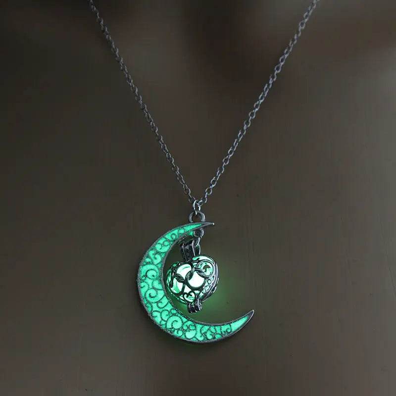 Glowing Pendant Necklaces Silver Plated Chain Necklaces US - ProTrendyz