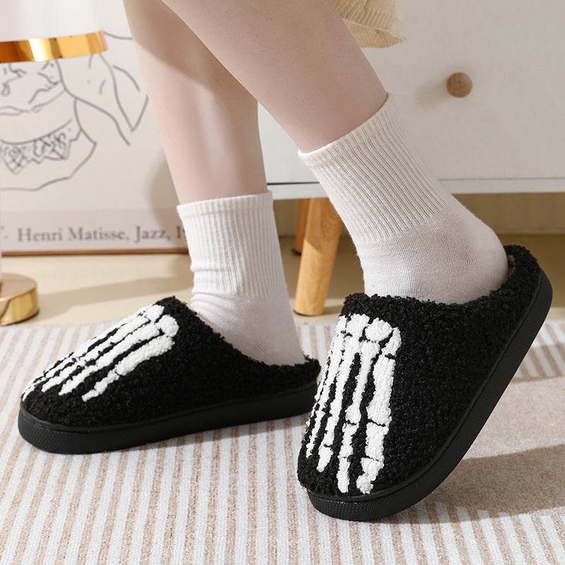 Halloween Ghost Hand Cartoon Thermal Cotton Slippers - ProTrendyz