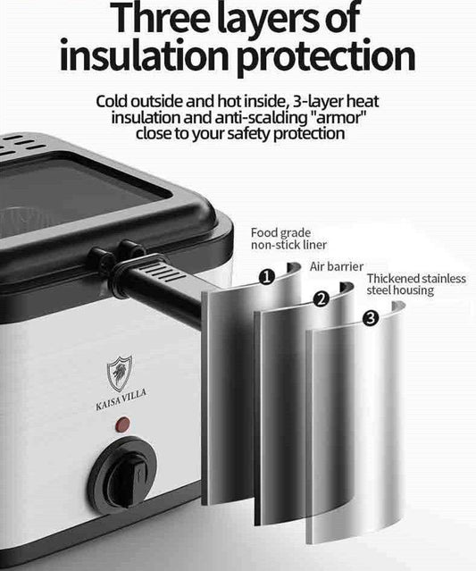 Visual Multifunctional Electric Air Fryer Skewer French Fries Machine - ProTrendyz