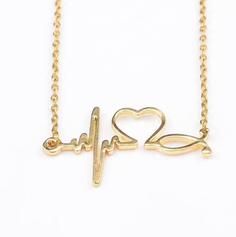Heartbeat Necklace Women Love Heart Necklaces - ProTrendyz