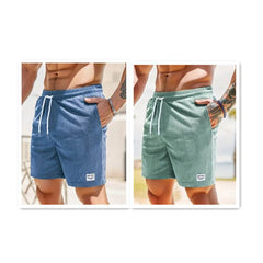 Lace-up Drawstring Shorts Summer Corduroy Sports Short Pants Mens Clothing - ProTrendyz
