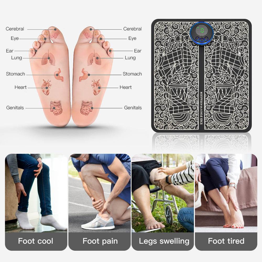 Rechargeable Portable Foot Intelligent Massage Pad - ProTrendyz