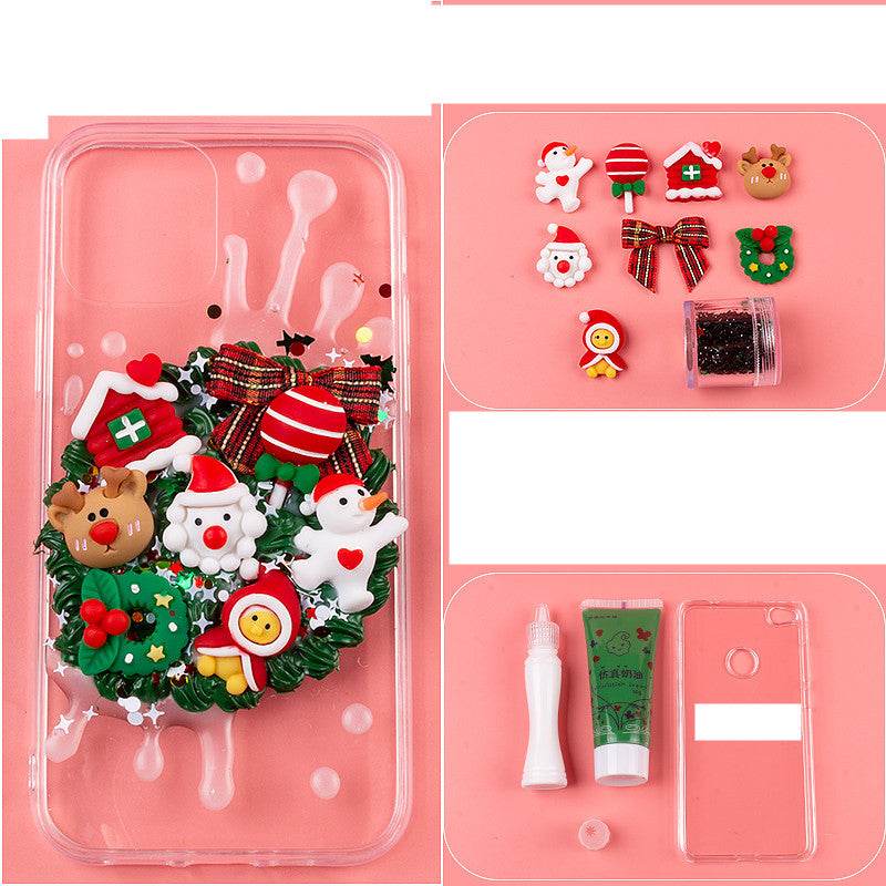 Diy Cream Gel Mobile Phone Case Set Cute Element Resin Accessories - ProTrendyz