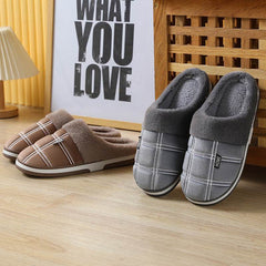 Winter Warm Slugged Bottom Plush Slippers - ProTrendyz