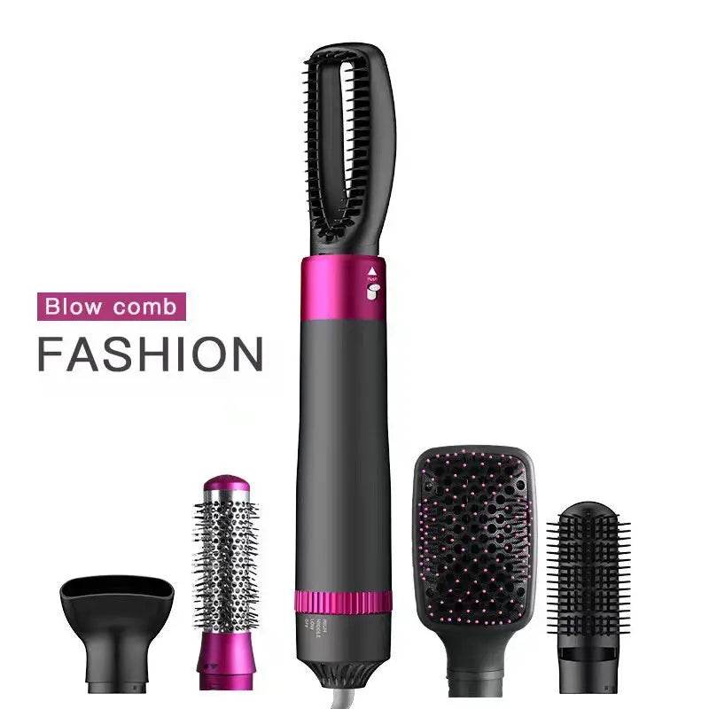 Professional 5 In 1 Hair Dryer Brush Dryer And Straightening Brush Electric Hair Styling Tool Automatic Hair Curler Beauty Supplies Gadgets - ProTrendyz