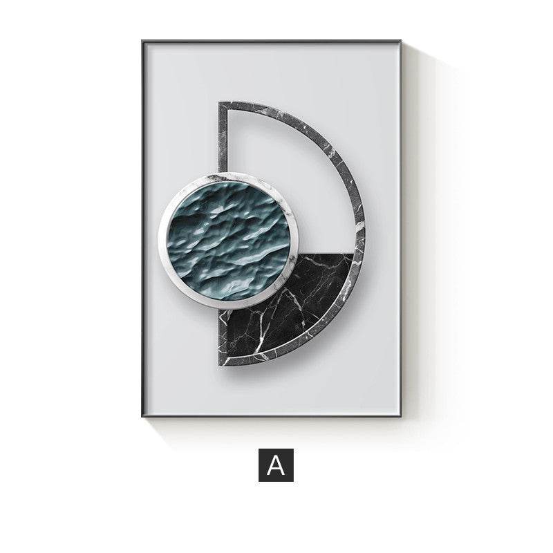 Abstract Geometric Canvas Painting Picture Home Decor Wall Poster - ProTrendyz