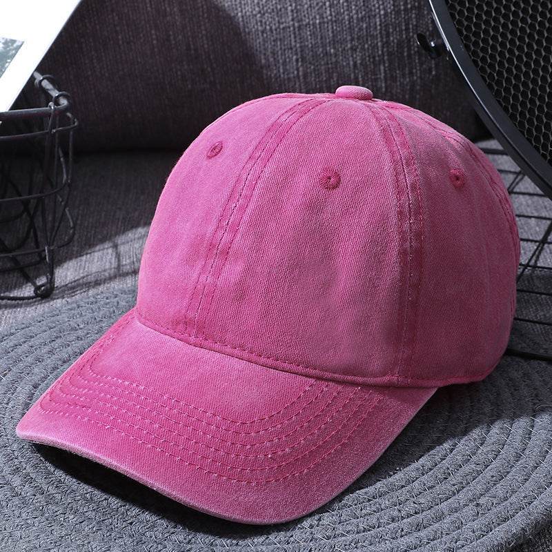 Washed Baseball Caps For Men And Women Outdoor Distressed Sun Hats Simple Caps - ProTrendyz