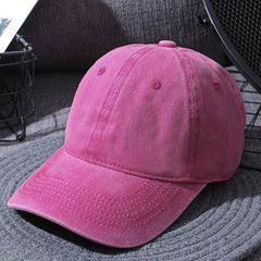 Washed Baseball Caps For Men And Women Outdoor Distressed Sun Hats Simple Caps - ProTrendyz