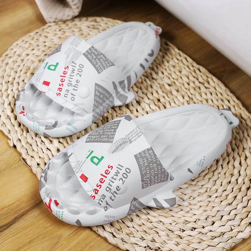 Home Slippers Cute Shark Couple Casual Large - ProTrendyz