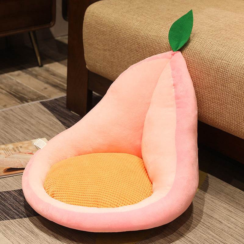 Kawaii Multifunction Plush Fruit Soft Stuffed Cactus Avocado Carrot Pillow Toys Home Office Decor Chair Seat Cushion - ProTrendyz