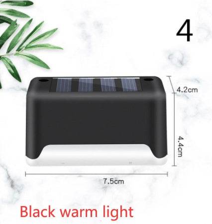 New Upgrade Waterproof LED Solar Fence Lamp Solar Deck Lights Solar Step Light Outdoor For Patio Stairs Garden Pathway Step Yard - ProTrendyz