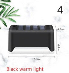 New Upgrade Waterproof LED Solar Fence Lamp Solar Deck Lights Solar Step Light Outdoor For Patio Stairs Garden Pathway Step Yard - ProTrendyz